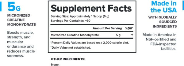 6895a67da31ebd8d9c6c2575f76aab410042921d44f102b914cef.jpg LEGION Micronized Creatine Monohydrate Supplement - Clean Creatine Powder for Muscle Gain & Post Workout Recovery - Micronized Creatine Supplement for Maximum Absorption (60 Servings, Unflavored)