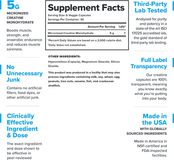 6895a694a7ee6d3ca3381ba347ecd397dba9cc34995a6ed019ec0.jpg LEGION Micronized Creatine Monohydrate Supplement - Clean Creatine Powder for Muscle Gain & Post Workout Recovery - Micronized Creatine Supplement for Maximum Absorption (60 Servings, Unflavored)