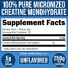 6895a6e9603c32c1f286d02d2d0c1300f437984e0773e67620a10.jpg Bucked Up Pure Micronized Creatine Monohydrate for Women and Men - Easy to Mix and Unflavored - 5G Per Serving - 50 Servings - 250 Grams Per Container