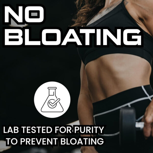 6895a6f96fec68e1c532453b2212f0575a16a706a87a106995896.jpg Bucked Up Pure Micronized Creatine Monohydrate for Women and Men - Easy to Mix and Unflavored - 5G Per Serving - 50 Servings - 250 Grams Per Container