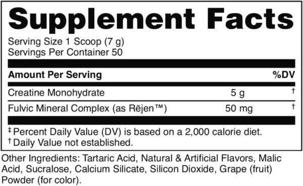 6895a706478b1ed926ef0ae13bb9332a92f892bd82d17007b208d.jpg Bucked Up Pure Micronized Creatine Monohydrate for Women and Men - Easy to Mix and Unflavored - 5G Per Serving - 50 Servings - 250 Grams Per Container