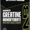 NutraBio Pure Micronized Creatine Monohydrate Powder Supplement, Unflavored, (500 g) - Supports Bulk Muscle Energy, Recovery, and Strength - HPLC Tested Creatine Powder Supplement for Men and Women