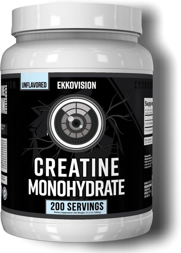 6895a80db1d7e5dea7a7fe5ffe155c672e8178072ea0932834b24.jpg Creatine Monohydrate Powder, Micronized, Unflavored, Pre Workout & Post Workout Supplement for Men and Women, Energy Support, Easy to Mix in Shakes, Smoothies & Beverages, 200 Servings