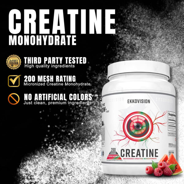 6895a84b40904b95b8a610c9d9ba9f188f718a07c87a0a610988b.jpg Creatine Monohydrate Powder, Micronized, Unflavored, Pre Workout & Post Workout Supplement for Men and Women, Energy Support, Easy to Mix in Shakes, Smoothies & Beverages, 200 Servings