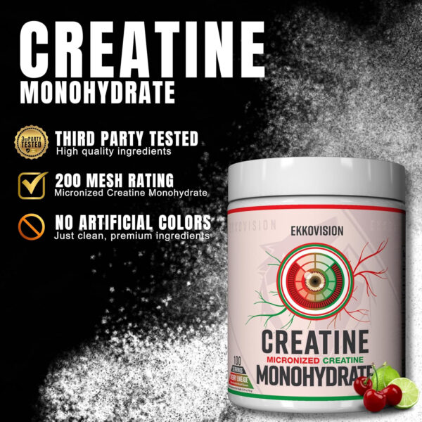 6895a8591ee669fcfd324f2b7763aa61c440867b36fcb2c30096d.jpg Creatine Monohydrate Powder, Micronized, Unflavored, Pre Workout & Post Workout Supplement for Men and Women, Energy Support, Easy to Mix in Shakes, Smoothies & Beverages, 200 Servings