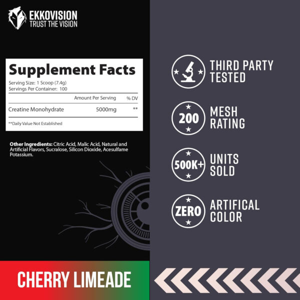 6895a85a7bc529b5227f627228ef694519773ea96e901497e13f6.jpg Creatine Monohydrate Powder, Micronized, Unflavored, Pre Workout & Post Workout Supplement for Men and Women, Energy Support, Easy to Mix in Shakes, Smoothies & Beverages, 200 Servings