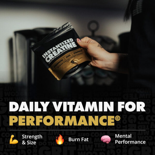 Gains in Bulk Instantized Creatine Monohydrate for Women and Men, Soluble Pre Workout Powder, Supports Muscle Building, Strength and Performance, Bodybuilding Supplements, Unflavored, 100 Servings