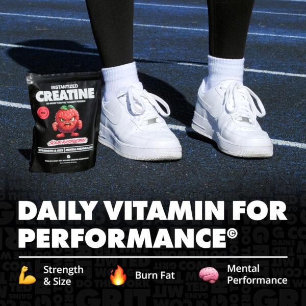 Gains in Bulk Instantized Creatine Monohydrate for Women and Men, Soluble Pre Workout Powder, Supports Muscle Building, Strength and Performance, Bodybuilding Supplements, Unflavored, 100 Servings