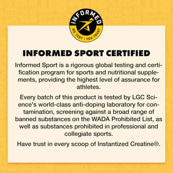 Gains in Bulk Instantized Creatine Monohydrate for Women and Men, Soluble Pre Workout Powder, Supports Muscle Building, Strength and Performance, Bodybuilding Supplements, Unflavored, 100 Servings