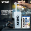 XTEND Sport BCAA Powder Blue Raspberry Ice - Electrolyte Powder for Recovery & Hydration with Amino Acids - 30 Servings