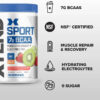 XTEND Sport BCAA Powder Blue Raspberry Ice - Electrolyte Powder for Recovery & Hydration with Amino Acids - 30 Servings