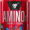 BSN Amino X Muscle Recovery & Endurance Powder with BCAAs, Intra Workout Support, 10 Grams of Amino Acids, Keto Friendly, Caffeine Free, Flavor: Fruit Punch, 30 servings (Packaging May Vary)