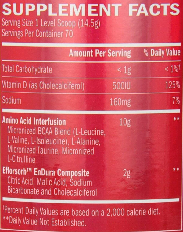 BSN Amino X Muscle Recovery & Endurance Powder with BCAAs, Intra Workout Support, 10 Grams of Amino Acids, Keto Friendly, Caffeine Free, Flavor: Fruit Punch, 30 servings (Packaging May Vary)