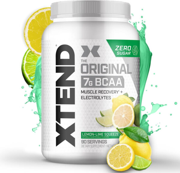 Xtend XTEND Original BCAA Powder 7g BCAA and 2.5g L-Glutamine, Sugar Free Post Workout Muscle Recovery Drink with Amino Acids for Men & Women, 30 Servings