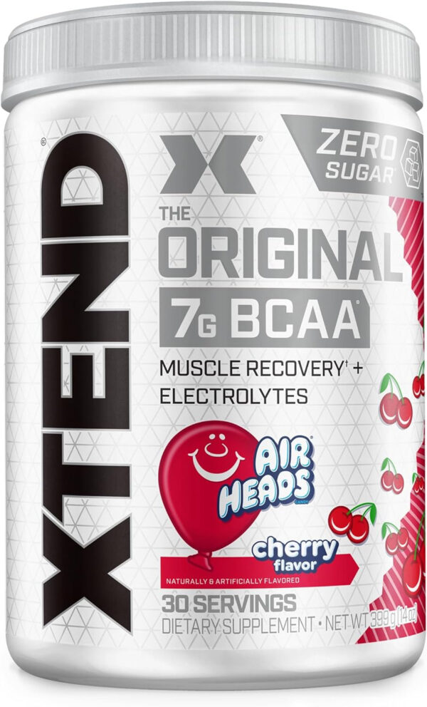 Xtend XTEND Original BCAA Powder 7g BCAA and 2.5g L-Glutamine, Sugar Free Post Workout Muscle Recovery Drink with Amino Acids for Men & Women, 30 Servings