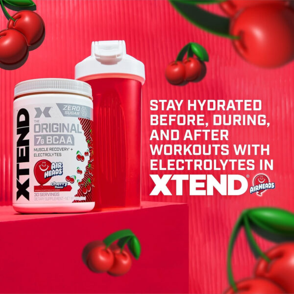 Xtend XTEND Original BCAA Powder 7g BCAA and 2.5g L-Glutamine, Sugar Free Post Workout Muscle Recovery Drink with Amino Acids for Men & Women, 30 Servings