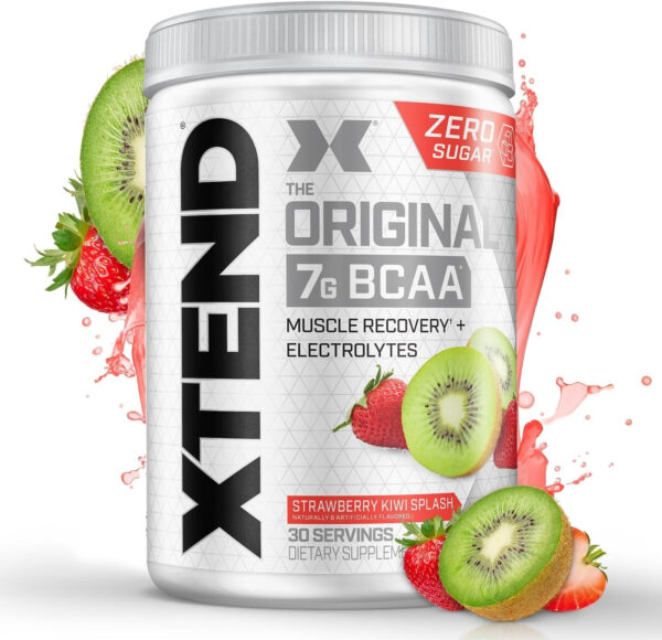 Xtend XTEND Original BCAA Powder 7g BCAA and 2.5g L-Glutamine, Sugar Free Post Workout Muscle Recovery Drink with Amino Acids for Men & Women, 30 Servings