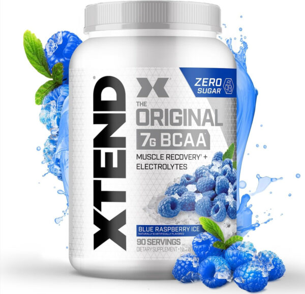 Xtend XTEND Original BCAA Powder 7g BCAA and 2.5g L-Glutamine, Sugar Free Post Workout Muscle Recovery Drink with Amino Acids for Men & Women, 30 Servings