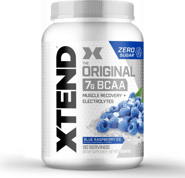 Xtend XTEND Original BCAA Powder 7g BCAA and 2.5g L-Glutamine, Sugar Free Post Workout Muscle Recovery Drink with Amino Acids for Men & Women, 30 Servings