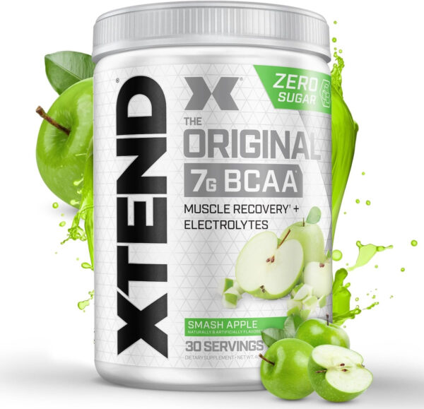 Xtend XTEND Original BCAA Powder 7g BCAA and 2.5g L-Glutamine, Sugar Free Post Workout Muscle Recovery Drink with Amino Acids for Men & Women, 30 Servings