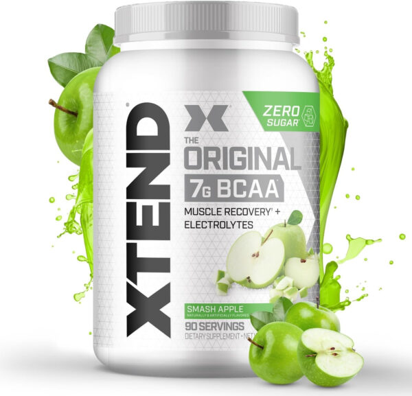 Xtend XTEND Original BCAA Powder 7g BCAA and 2.5g L-Glutamine, Sugar Free Post Workout Muscle Recovery Drink with Amino Acids for Men & Women, 30 Servings