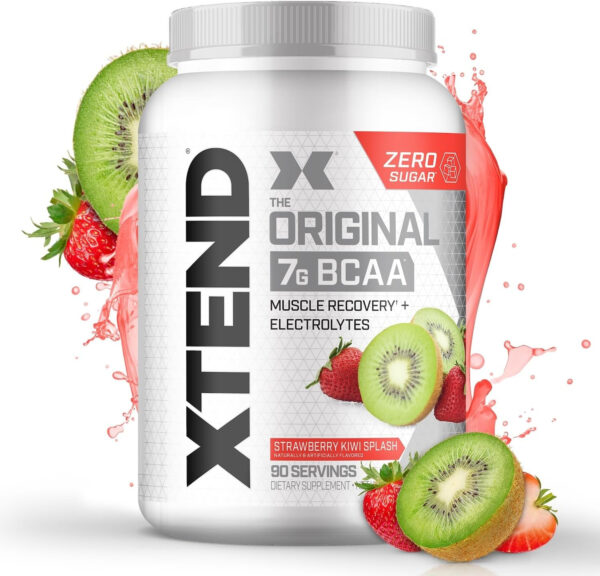 Xtend XTEND Original BCAA Powder 7g BCAA and 2.5g L-Glutamine, Sugar Free Post Workout Muscle Recovery Drink with Amino Acids for Men & Women, 30 Servings