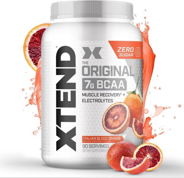 Xtend XTEND Original BCAA Powder 7g BCAA and 2.5g L-Glutamine, Sugar Free Post Workout Muscle Recovery Drink with Amino Acids for Men & Women, 30 Servings