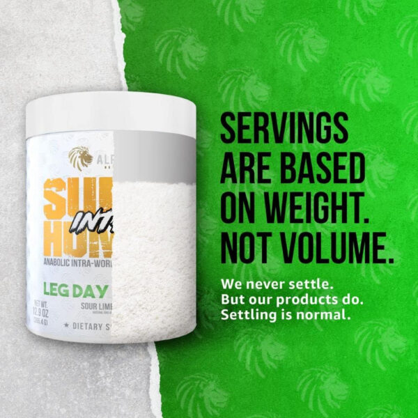 ALPHA LION Superhuman Intra Workout Powder for Men & Women, Amino Acids Drink, Muscle Recovery Supplement, BCAA Powder, Electrolytes & Hydration Mix (42 Servings, Watermelon Grape Candy Flavor)