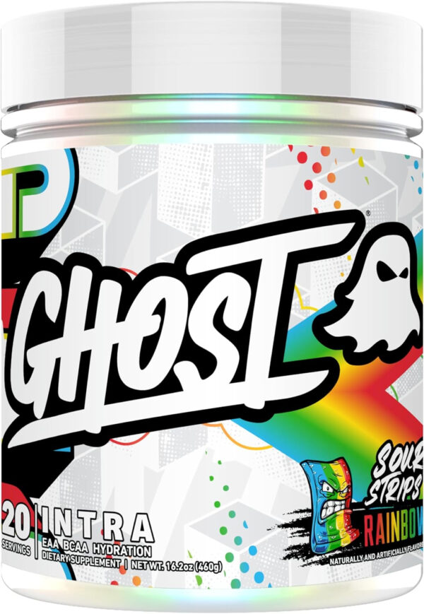 GHOST Intra Workout Powder, Orange Squeeze - BCAAs, & EAAs, Nootropics & Hydration - Essential & Branch Chain Amino Acids Supports Muscle Recovery & Focus - Pre, Intra & Post Workout Powders