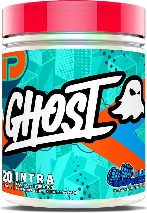 GHOST Intra Workout Powder, Orange Squeeze - BCAAs, & EAAs, Nootropics & Hydration - Essential & Branch Chain Amino Acids Supports Muscle Recovery & Focus - Pre, Intra & Post Workout Powders