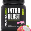 6895b1a7ea289de65f58bc6f03090deec07f5bd18734a78ae5c94.jpg NutraBio Intra Blast Bcaa Powder Amino Acid Supplement, Electrolyte & Hydration Blend, Intra, Pre Workout & Muscle Recovery, 20g Eaa Amino Acids Powder, 5g Glutamine- Strawberry Lemon Bomb, 30 Serving