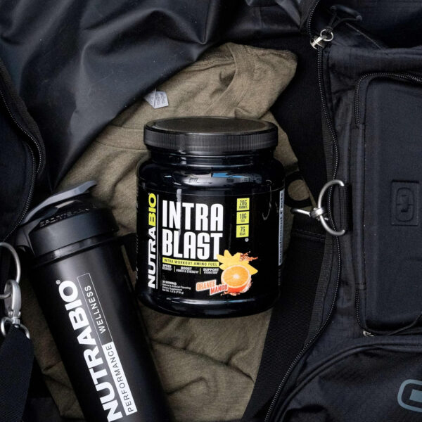 6895b1b620652b85bdc3ec48bcf43b672dfca2f8ae8c239fe6cbe.jpg NutraBio Intra Blast Bcaa Powder Amino Acid Supplement, Electrolyte & Hydration Blend, Intra, Pre Workout & Muscle Recovery, 20g Eaa Amino Acids Powder, 5g Glutamine- Strawberry Lemon Bomb, 30 Serving