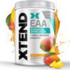 Scivation XTEND EAA + BCAA Powder | Muscle Recovery & Lean Muscle Growth | 9 Essential Amino Acids for Intra Workout or Post Workout Recovery | 10g EAAs Per 2 Servings | Mango 40 Servings