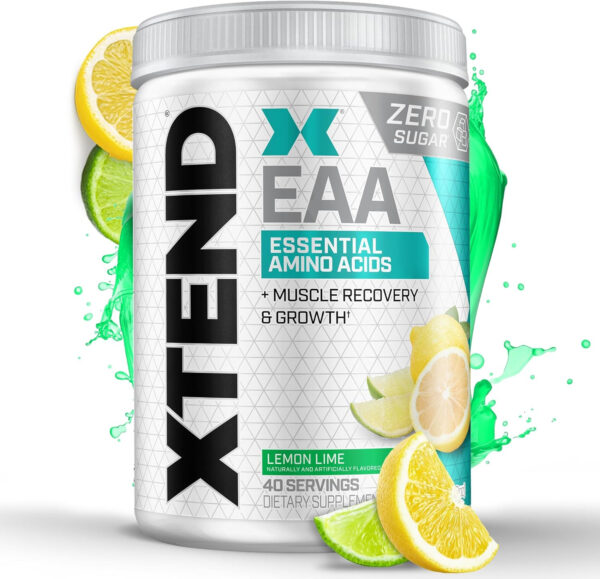 Scivation XTEND EAA + BCAA Powder | Muscle Recovery & Lean Muscle Growth | 9 Essential Amino Acids for Intra Workout or Post Workout Recovery | 10g EAAs Per 2 Servings | Mango 40 Servings