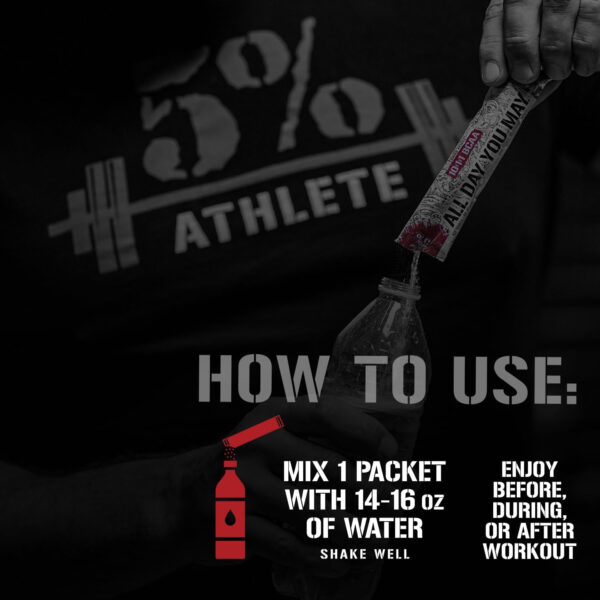 5% Nutrition Rich Piana AllDayYouMay BCAA Powder | Premium Intra & Post Workout Amino Acids, Hydration, Endurance, Muscle Recovery, Joint & Liver Support | 16.3 oz, 30 Servings (Southern Sweet Tea)