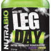NutraBio Leg Day Intra Workout Powder – Advanced Carb Supplement with Cluster Dextrin & Electrolytes – Carb Powder with EAAs/BCAAs – Cyclic Dextrin for Performance – Grape Berry, 20 Servings