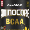 ALLMAX Nutrition AMINOCORE BCAA Powder, 8.18 Grams of Amino Acids, Intra and Post Workout Recovery Drink, Gluten Free, Pineapple Mango, 315 g