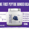 Metabolic Nutrition - TRIPEP - Tri-Peptide Branch Chain Amino Acid, BCAA Powder, Pre Intra Post Workout Supplement, Green Apple, 400 Grams (40 Servings)