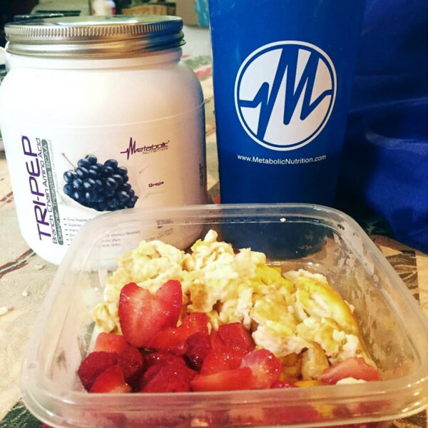 Metabolic Nutrition - TRIPEP - Tri-Peptide Branch Chain Amino Acid, BCAA Powder, Pre Intra Post Workout Supplement, Green Apple, 400 Grams (40 Servings)