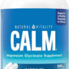 6895c709e739fcdbdf454d4dd22e793a30cdd7b0e108e95568d42.jpg Natural Vitality Calm® Mood & Stress Relief Capsules, Magnesium Glycinate Supplement, 120 Caps