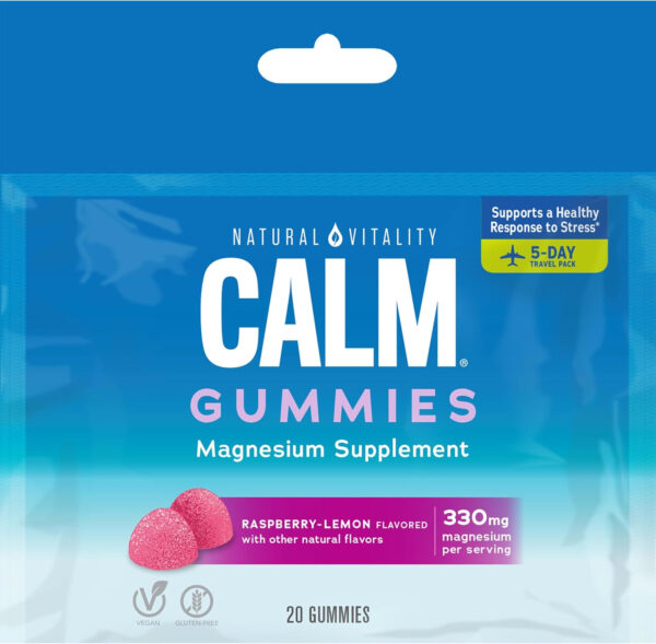 6895c71c5a93f2cbdc5aeb701d0301a09afd4e7c44ffc24dd0a40.jpg Natural Vitality Calm® Mood & Stress Relief Capsules, Magnesium Glycinate Supplement, 120 Caps