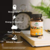 6895c765f216440e16989366eeac2456f507c5877dd6eb954e035.jpg ORGANIC INDIA Ashwagandha Capsules - Organic Ashwagandha Supplement - Vegan Ashwagandha Root, Gluten-Free, Kosher, Non-GMO, Supports Stress Relief, Energy, and Sleep - 60 Capsules