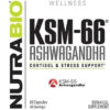 6895c99cc96f168843b0ca8319cb7b80cdaefb6b1ab4a09346e0e.jpg NutraBio Ashwagandha KSM-66 | Ashwaganda Herbal Supplement for Stress, Mood, & Performance | 600 MG of Clinically Studied KSM66 60 Capsules