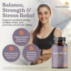 6895ca77ca9101b83859522564e6da2c6f640de23fdc901bf8d9c.jpg Organic Ashwagandha Extra Strength Stress, Mood & Energy Support with Black Pepper, Additive Free - Non GMO, Vegan, Gluten Free, 60 Capsules