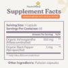 6895ca795a8c21c36981657717e563d86a75ce62450fc164fc28e.jpg Organic Ashwagandha Extra Strength Stress, Mood & Energy Support with Black Pepper, Additive Free - Non GMO, Vegan, Gluten Free, 60 Capsules