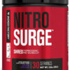Jacked Factory NITROSURGE Shred Pre Workout Supplement - Energy Booster, Instant Strength Gains, Sharp Focus, Powerful Pumps - Nitric Oxide Booster & PreWorkout Powder - 30Sv, Fruit Punch