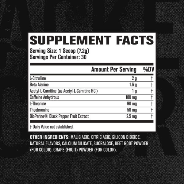 Jacked Factory NITROSURGE Shred Pre Workout Supplement - Energy Booster, Instant Strength Gains, Sharp Focus, Powerful Pumps - Nitric Oxide Booster & PreWorkout Powder - 30Sv, Fruit Punch