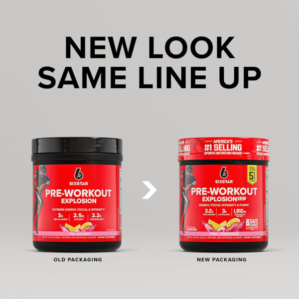 6895ce2d4c596393f1a27d778c249c4e237d7559fd283699f1654.jpg Six Star Pre-Workout Powder for Men & Women, Fruit Punch (30 Servings) - Preworkout Explosion 2.0 Energy Powder Drink Mix with Beta-Alanine & Caffeine - Sports Nutrition Supplement Products