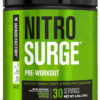 6895cea2df94d44217c8735d0579eb86ee81cd8c27b3735e110fd.jpg Jacked Factory NITROSURGE Pre Workout Supplement - Energy Booster, Instant Strength Gains, Clear Focus, & Intense Pumps - NO Booster & Powerful Preworkout Energy Powder - 60 Servings, Blue Raspberry