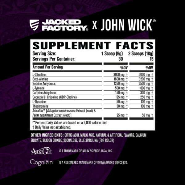6895cedd292f695e520c5f8db50e6cfb750cc29eff4ffa74dd1a1.jpg Jacked Factory NITROSURGE Pre Workout Supplement - Energy Booster, Instant Strength Gains, Clear Focus, & Intense Pumps - NO Booster & Powerful Preworkout Energy Powder - 60 Servings, Blue Raspberry